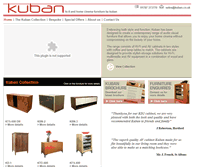 Tablet Screenshot of kuban.co.uk